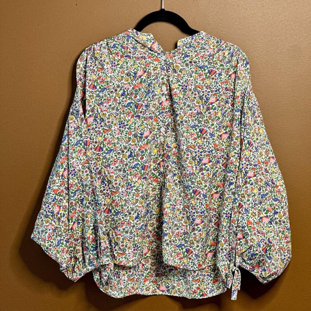 DÔEN O'Keefe Top in Colorful Floral Print – Size Small